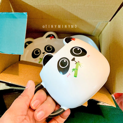 Panda Mug and Saucer with Spoon Set - Tinyminymo
