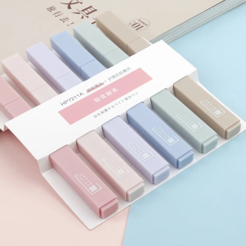 Pastel Highlighters - Set of 6 - Tinyminymo