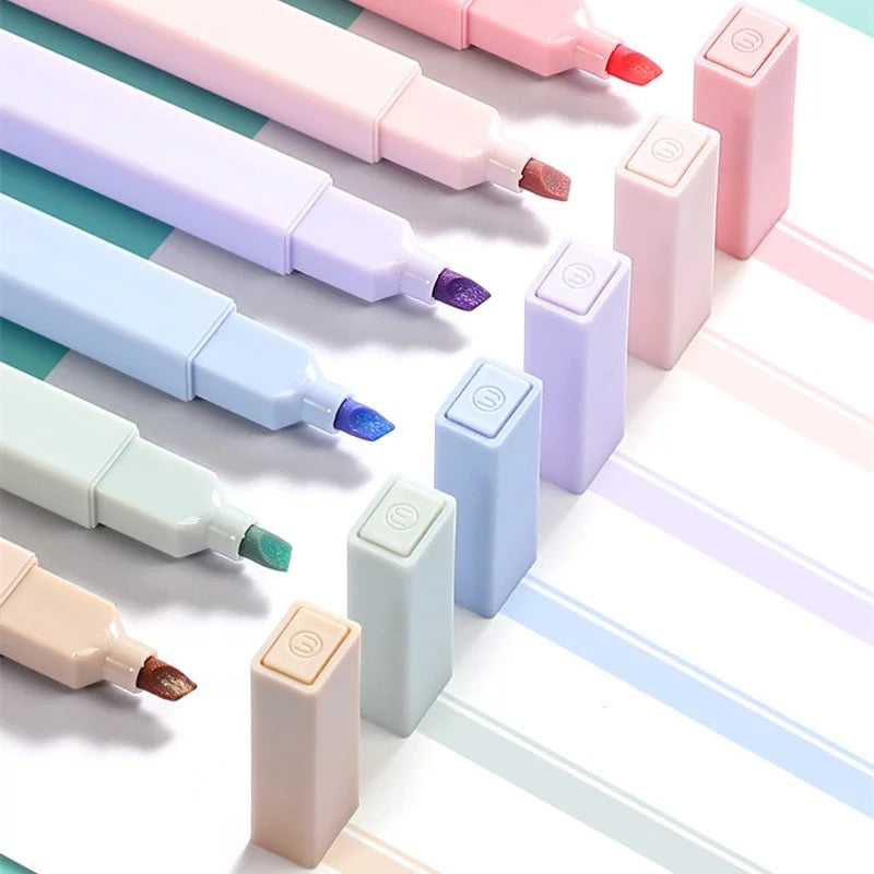 Pastel Highlighters - Set of 6 - Tinyminymo