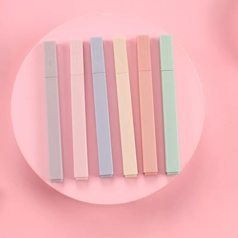 Pastel Highlighters - Set of 6 - Tinyminymo
