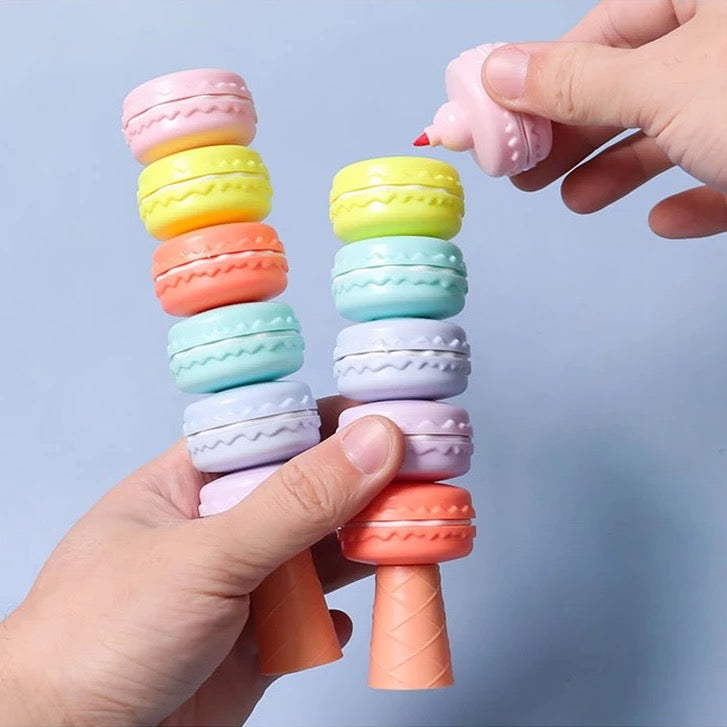 Pastel Macaron Highlighter Set - Tinyminymo