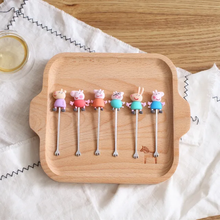 Load image into Gallery viewer, Peppa Pig Fork Set - Set of 6 - Tinyminymo
