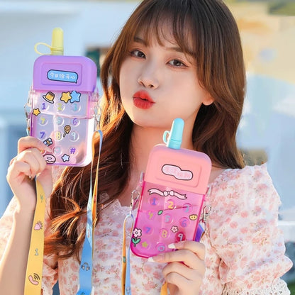 Phone Water Sipper with Stickers - Tinyminymo