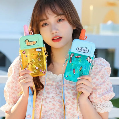 Phone Water Sipper with Stickers - Tinyminymo