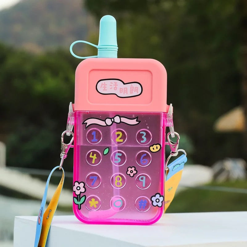 Phone Water Sipper with Stickers - Tinyminymo