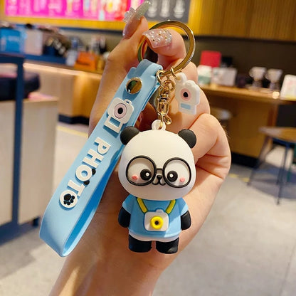 Photographer Panda 3D Keychain - Tinyminymo