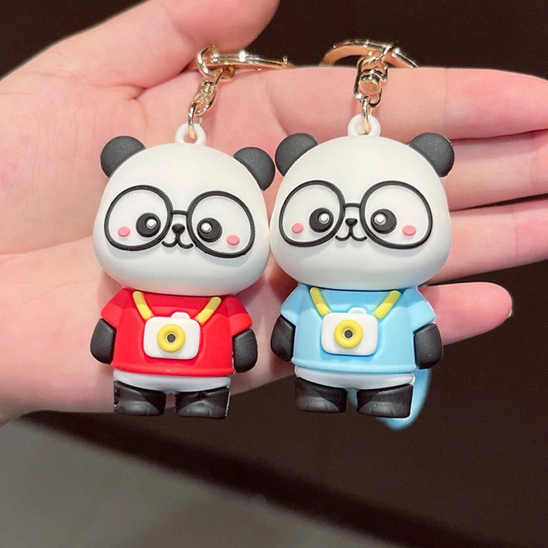 Photographer Panda 3D Keychain - Tinyminymo