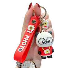 Load image into Gallery viewer, Photographer Panda 3D Keychain - Tinyminymo
