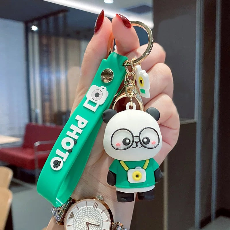 Photographer Panda 3D Keychain - Tinyminymo