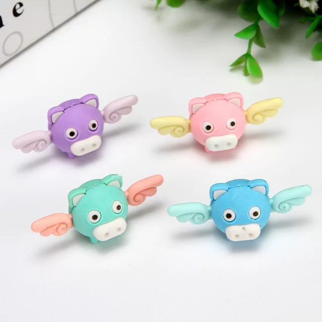 Piggy with Wings Eraser - Tinyminymo