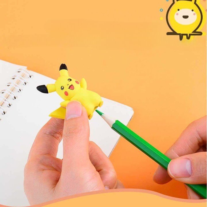 Pikachu Eraser and Pencil Topper - Tinyminymo