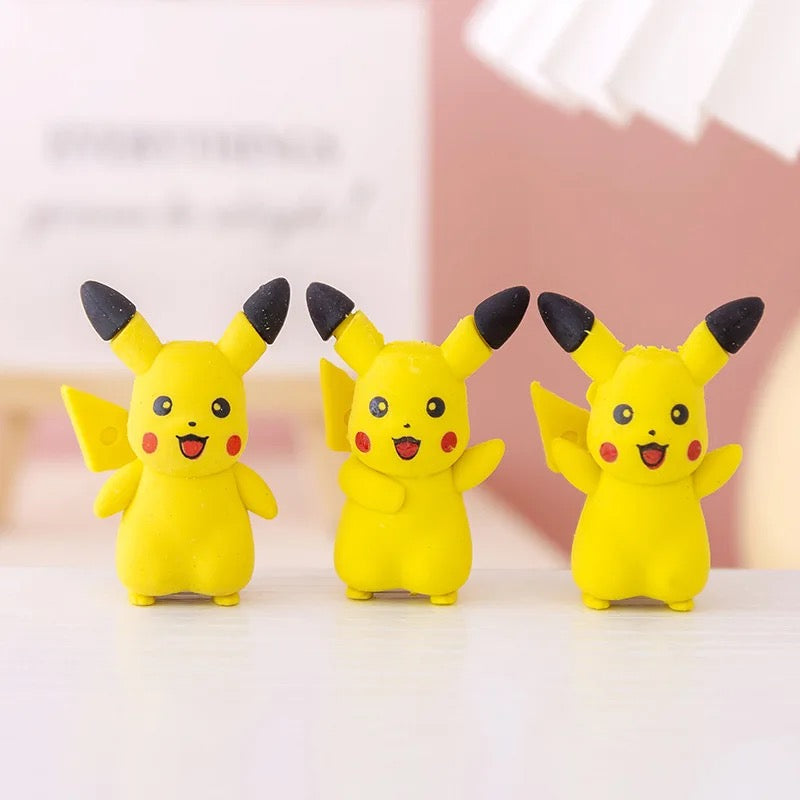 Pikachu Eraser and Pencil Topper - Tinyminymo