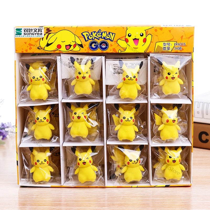 Pikachu Eraser and Pencil Topper - Tinyminymo