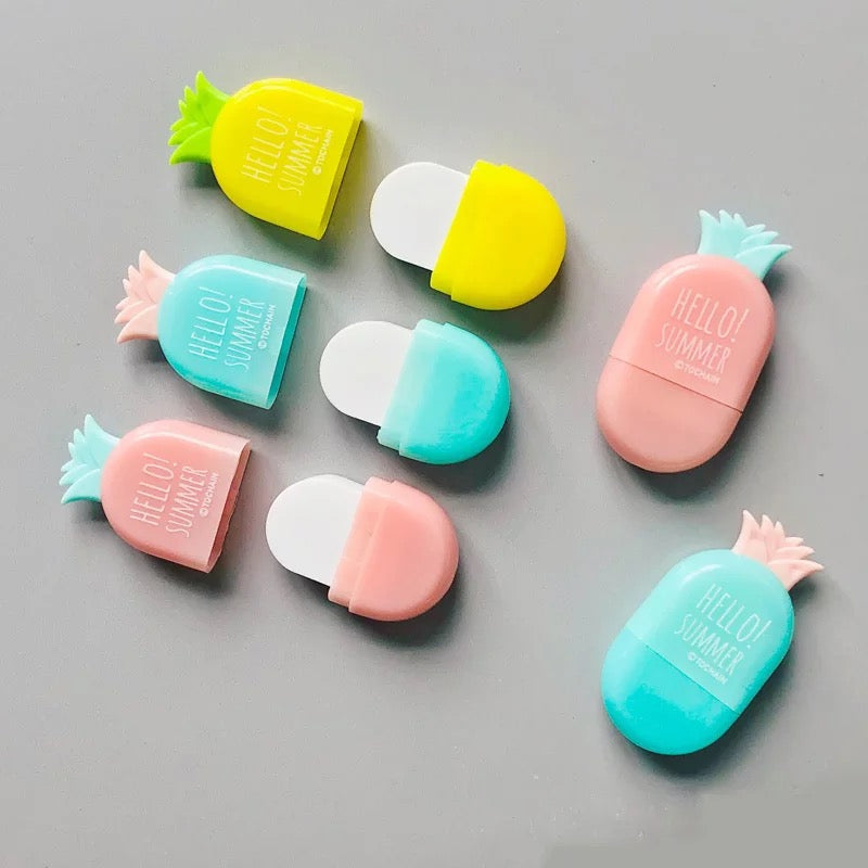 Pineapple Case Eraser - Tinyminymo