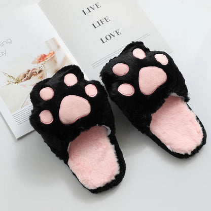 Plush Cat Paw Slipper - Tinyminymo
