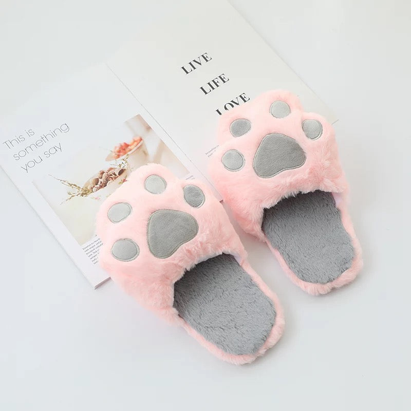 Plush Cat Paw Slipper - Tinyminymo