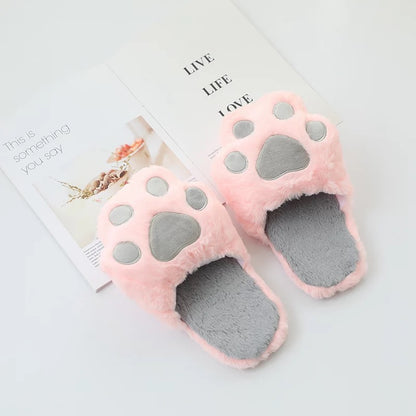 Plush Cat Paw Slipper - Tinyminymo