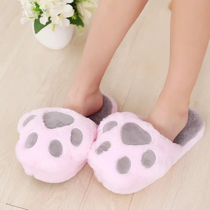 Plush Cat Paw Slipper - Tinyminymo