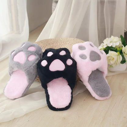 Plush Cat Paw Slipper - Tinyminymo