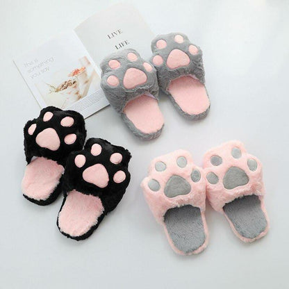 Plush Cat Paw Slipper - Tinyminymo