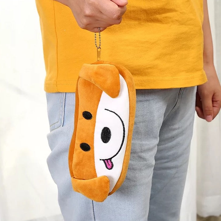 Plush Doggy Zipper Pouch - Tinyminymo