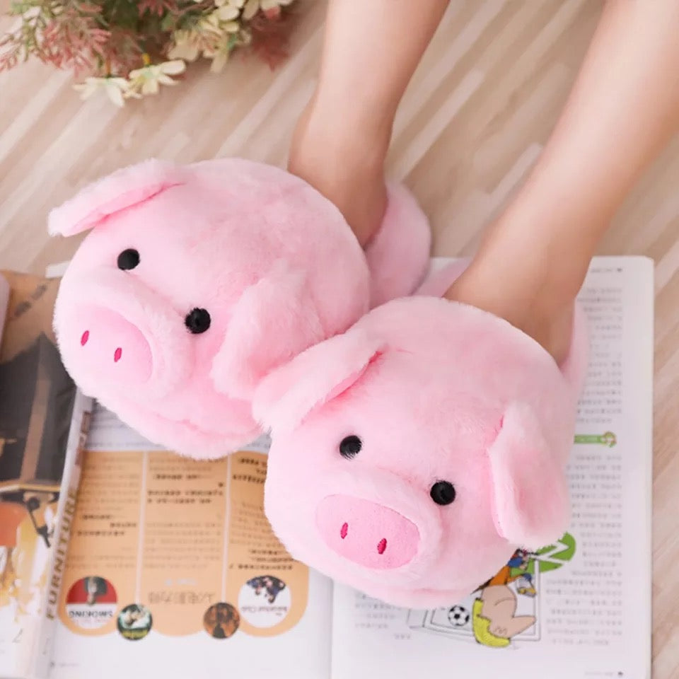 Plush Piggy Slipper - Tinyminymo