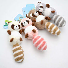 Load image into Gallery viewer, Plush Raccoon 3D Keychain - Tinyminymo
