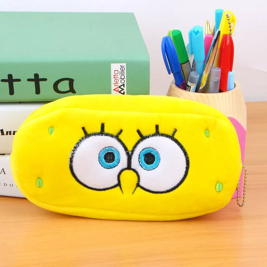 Plush Spongebob Zipper Pouch - Tinyminymo