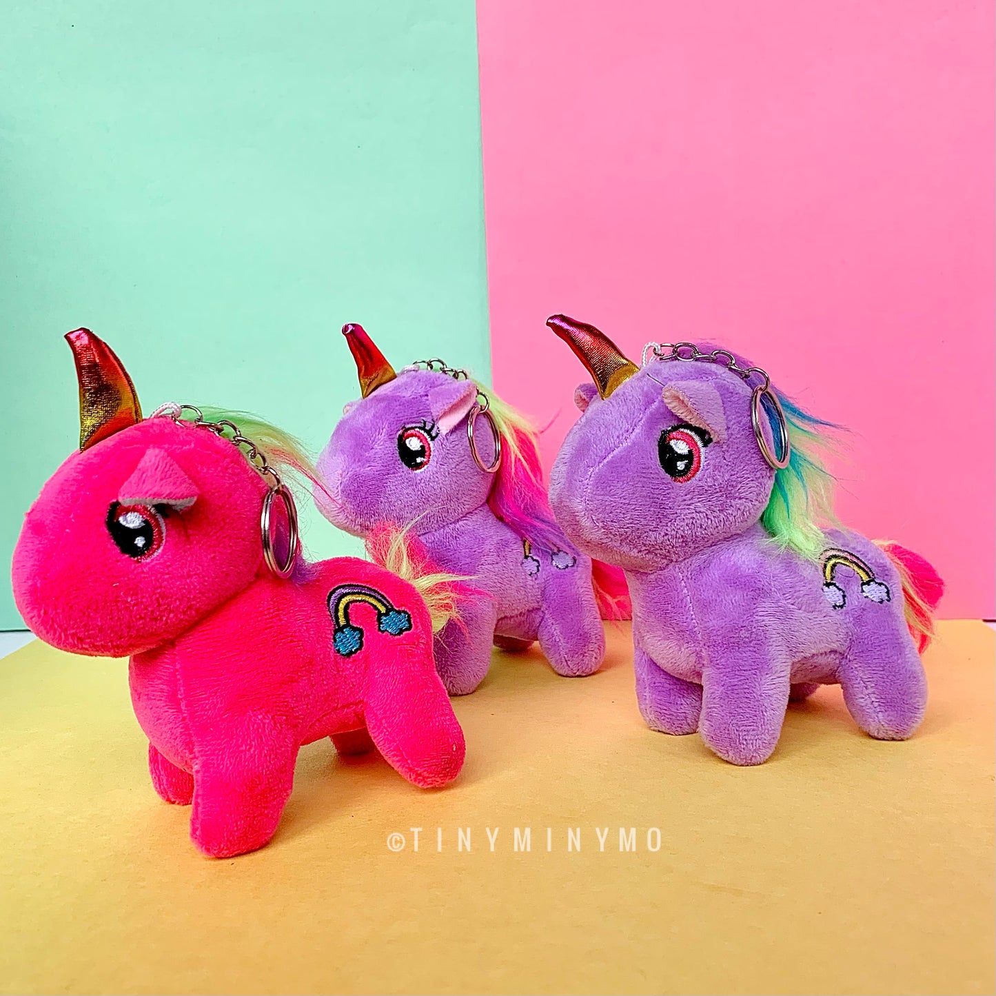 Plush Mini Unicorn Charm - Tinyminymo