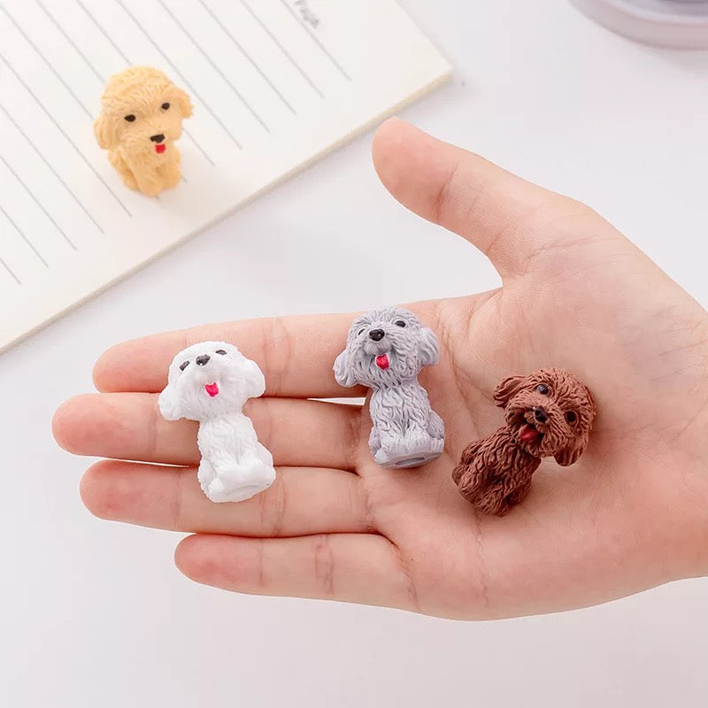 Poodle Pencil Topper and Eraser - Tinyminymo