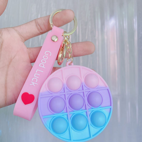 Pop It Coin Purse Keychain - Round - Tinyminymo