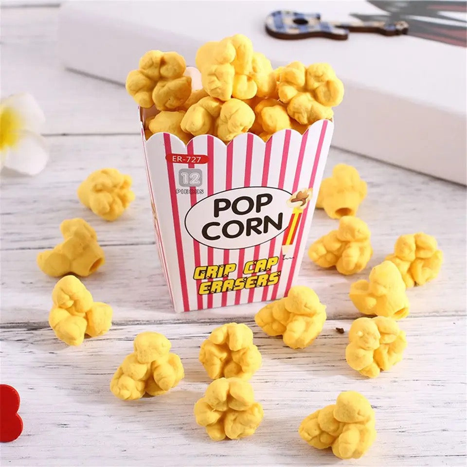 Popcorn Eraser - Set of 12 - Tinyminymo