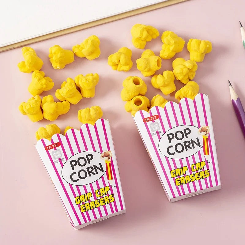 Popcorn Eraser - Set of 12 - Tinyminymo