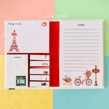 Load image into Gallery viewer, Post it Sticky Notebook - Paris and Fashion - Tinyminymo
