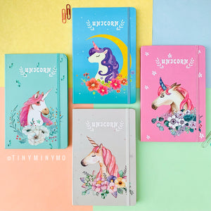 Pretty Unicorn Notebook - Tinyminymo