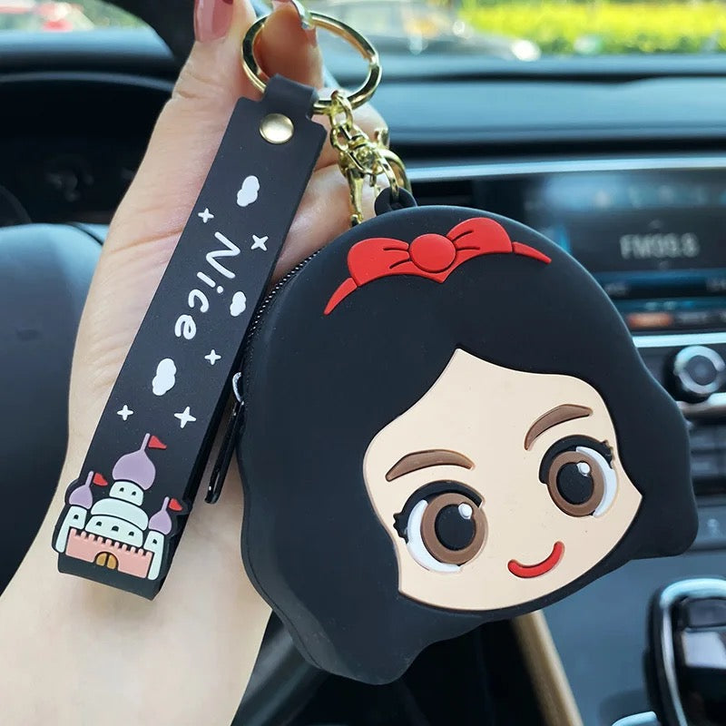 Princess Coin Pouch Keychain - Tinyminymo