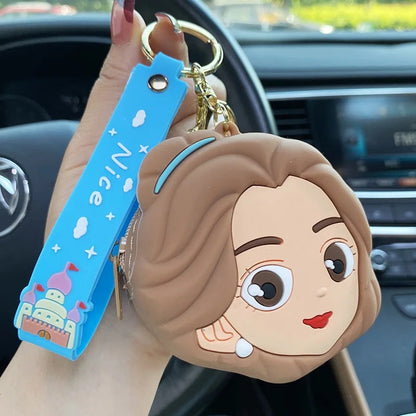 Princess Coin Pouch Keychain - Tinyminymo