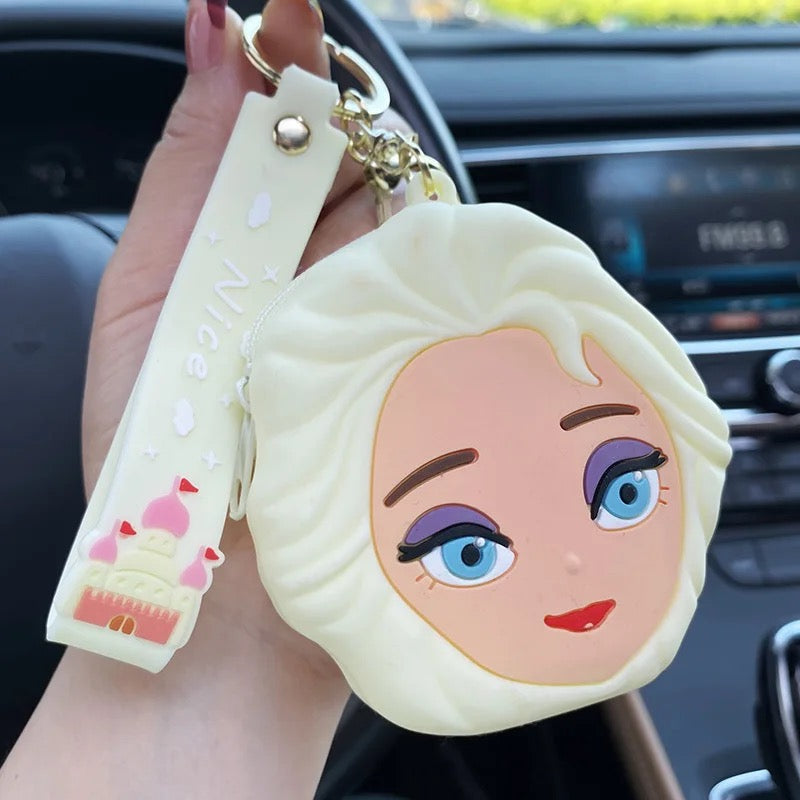 Princess Coin Pouch Keychain - Tinyminymo