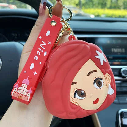 Princess Coin Pouch Keychain - Tinyminymo
