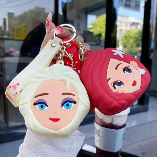 Princess Coin Pouch Keychain - Tinyminymo