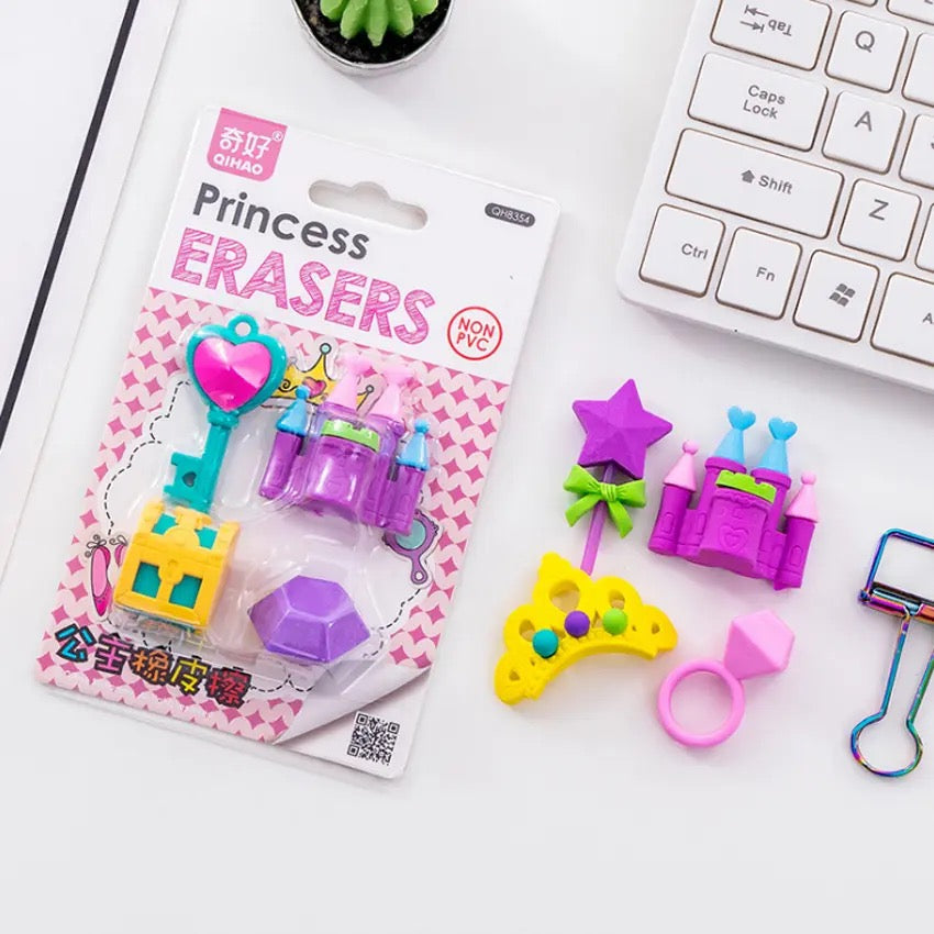 Princess Eraser - Set of 4 - Tinyminymo