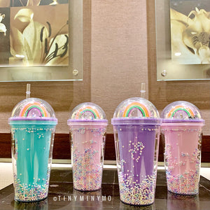 Rainbow Confetti Sipper - Tinyminymo