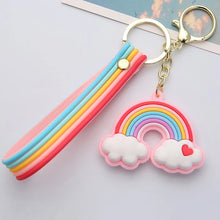 Load image into Gallery viewer, Rainbow Keychain - Tinyminymo
