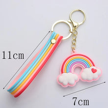Load image into Gallery viewer, Rainbow Keychain - Tinyminymo
