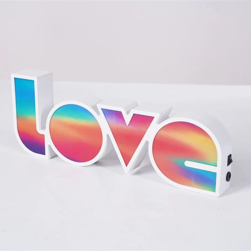 Rainbow LED Love Lamp - Tinyminymo