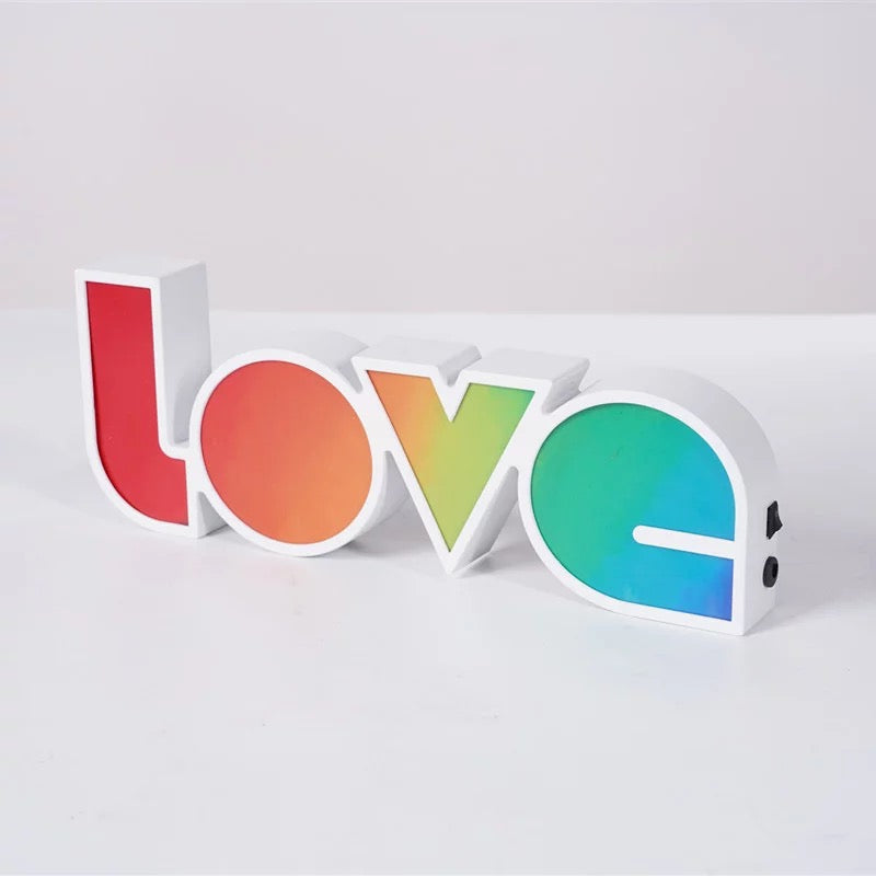 Rainbow LED Love Lamp - Tinyminymo