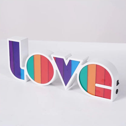 Rainbow LED Love Lamp - Tinyminymo