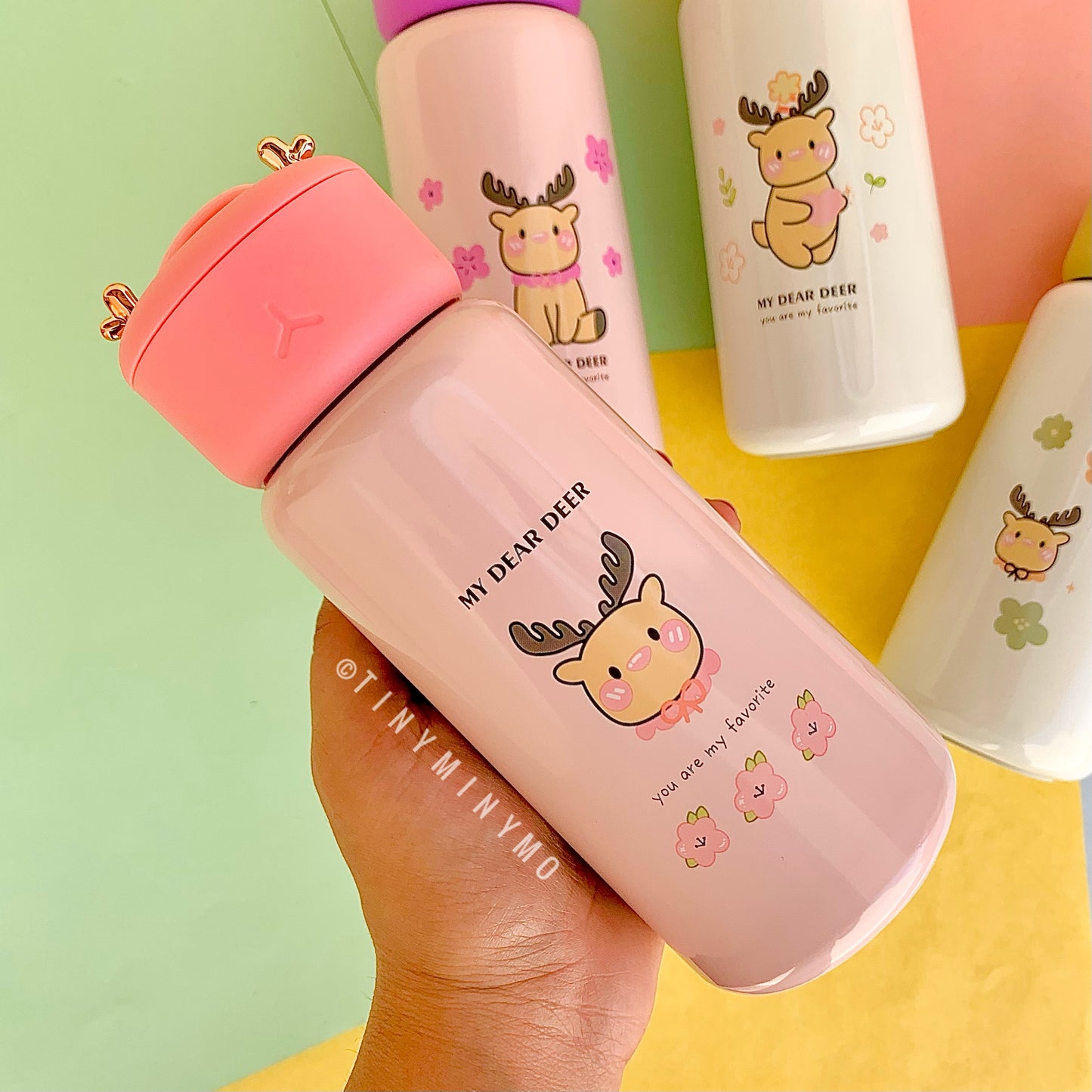 Insulated Reindeer Bottle - Tinyminymo