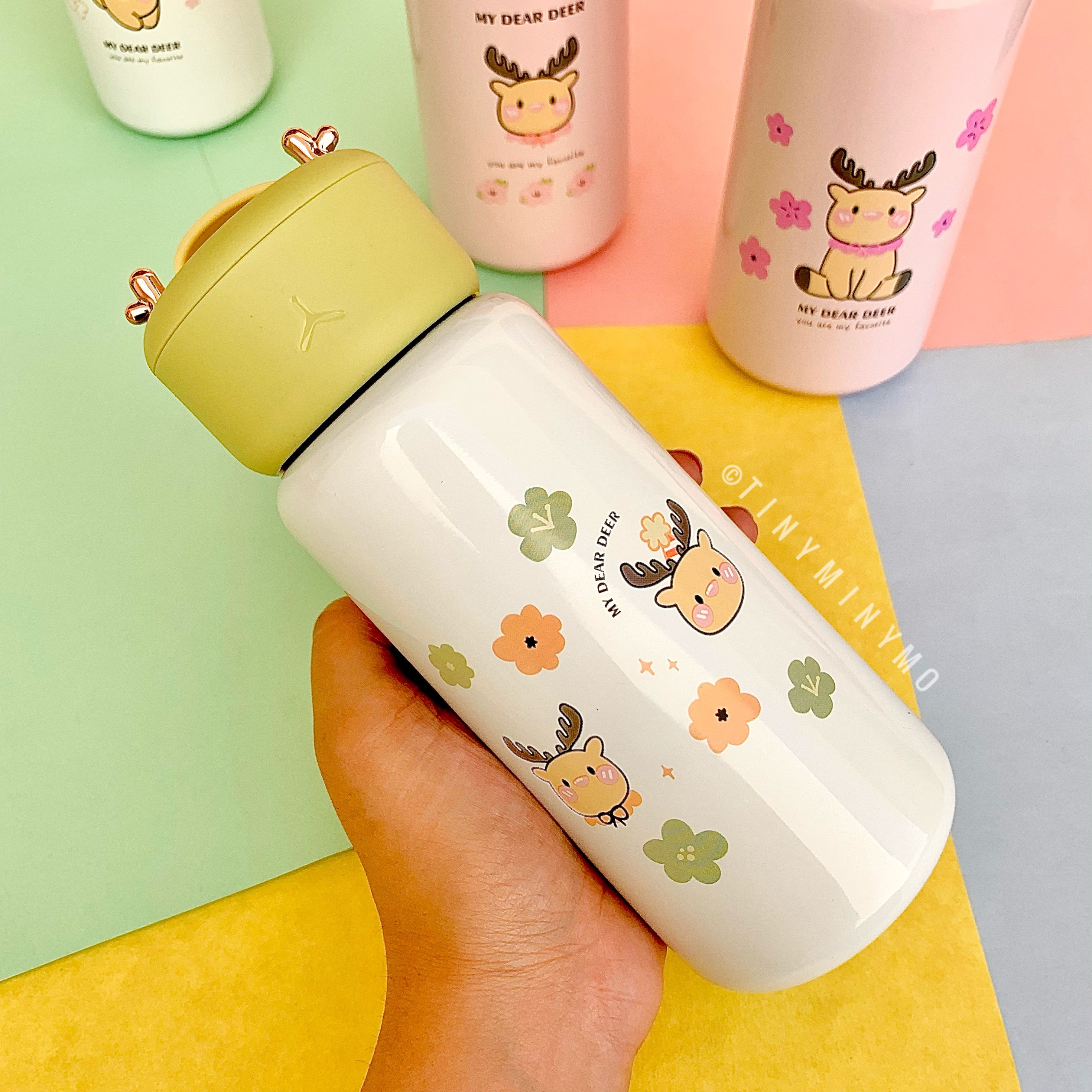 Insulated Reindeer Bottle - Tinyminymo