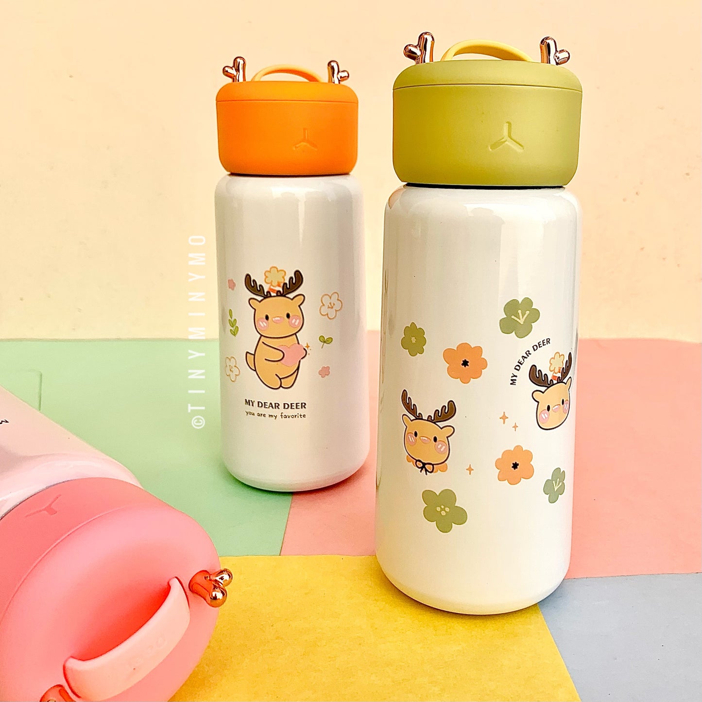 Insulated Reindeer Bottle - Tinyminymo